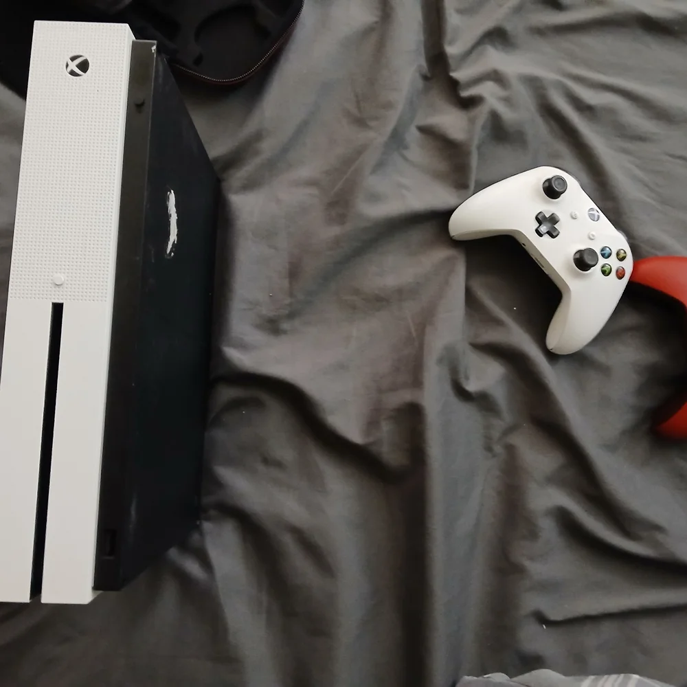 Nintendo and Xbox Console Set - Black, White, Red